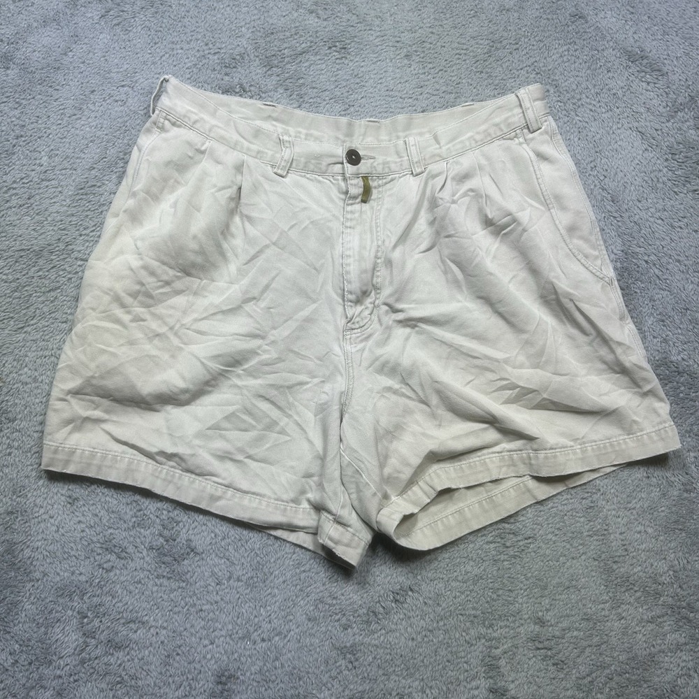 Patagonia Shorts‎ Men's 34x5 Beige Organic Cotton Twill Walk Casual Hiking 57843